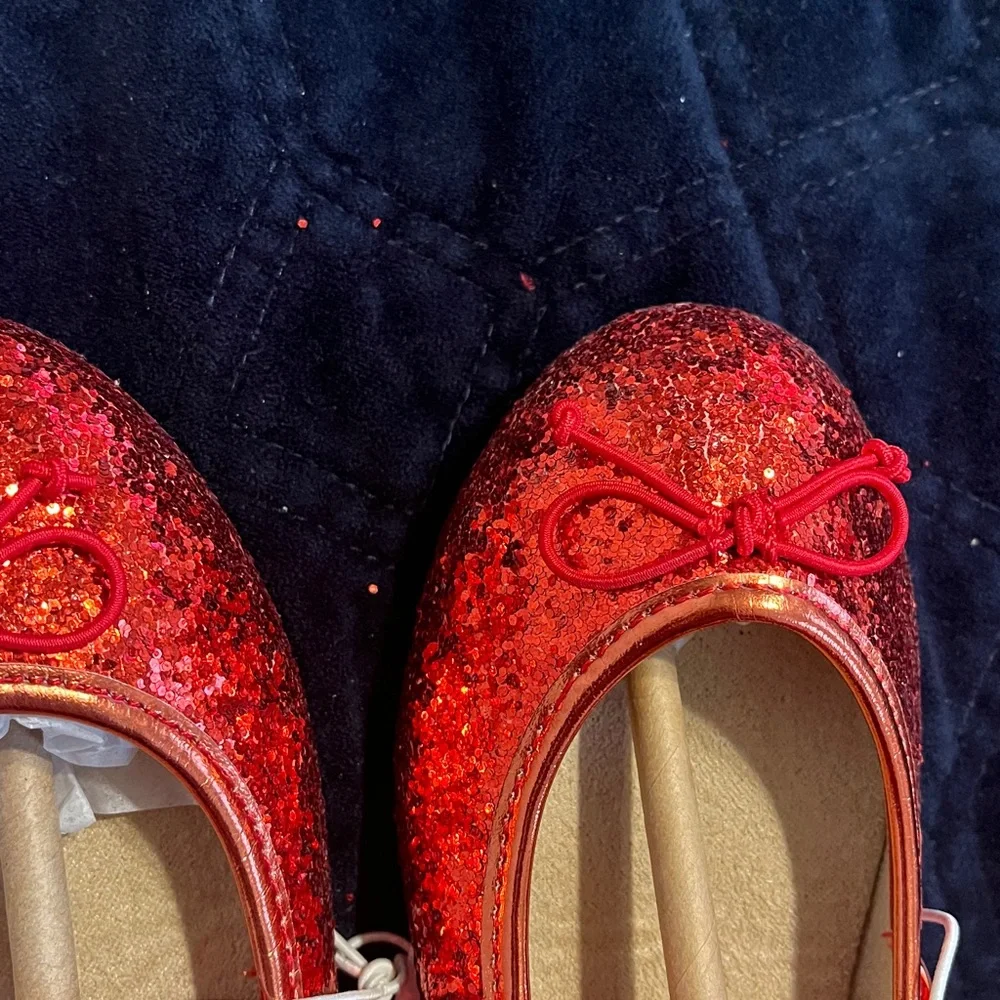 Jumping Beans Red Glitter Dress Shoes